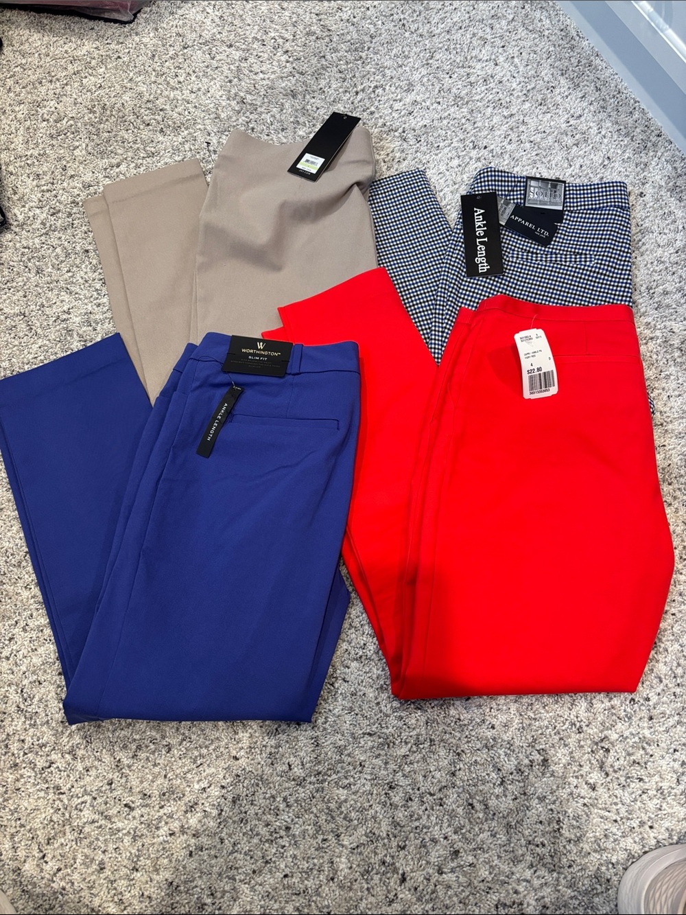 4 casual dress pants work office attire ankle cropped